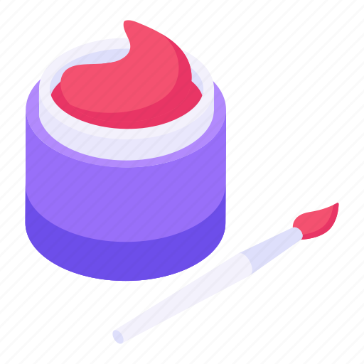 Paint container, color pot, paint jar, gouache, paint pot icon - Download on Iconfinder