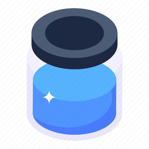 Paint container, paint pot, color pot, gouache, color container icon - Download on Iconfinder