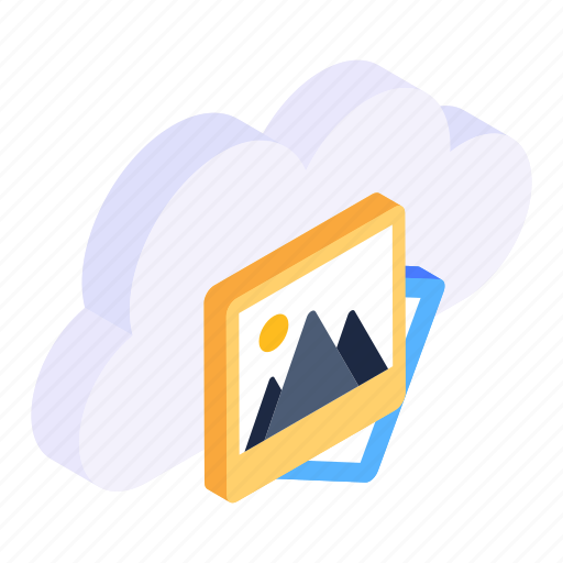 Cloud image, cloud gallery, image storage, gallery, cloud storage icon - Download on Iconfinder