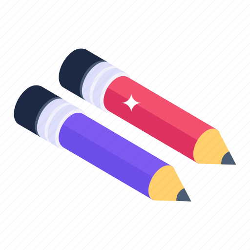 Stationery, color pencils, pencils, art pencils, drawing pencils icon - Download on Iconfinder