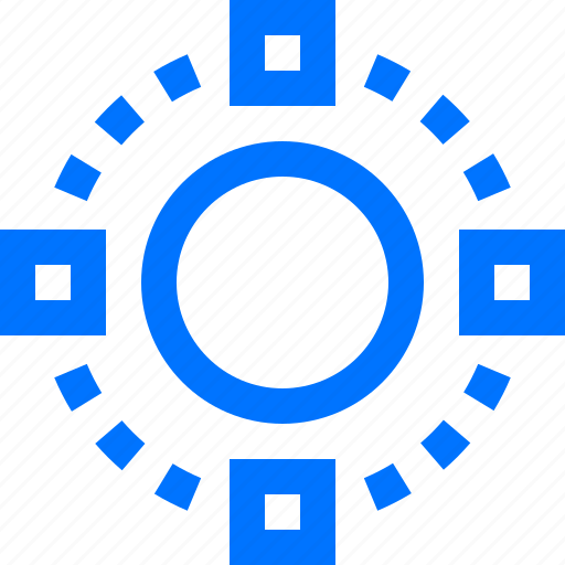 Art, circle, design, elliptical, four, inside, square icon - Download on Iconfinder