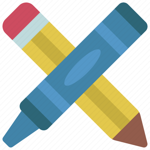 Crayon, and, pencil, artist, artwork icon - Download on Iconfinder