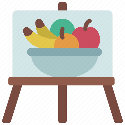 Fruit, bowl, painting, artist, artwork icon - Download on Iconfinder