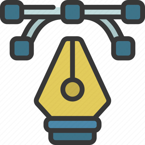 Anchor, point, pen, artist, artwork icon - Download on Iconfinder