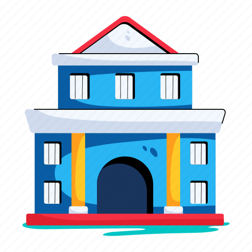 Art gallery, art museum, museum building, exhibition place, real estate icon - Download on Iconfinder