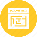 building, danger, emergency, evacuation, exit, plan, warning