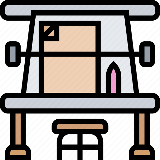 Drawing, board, canvas, painting, stand icon - Download on Iconfinder