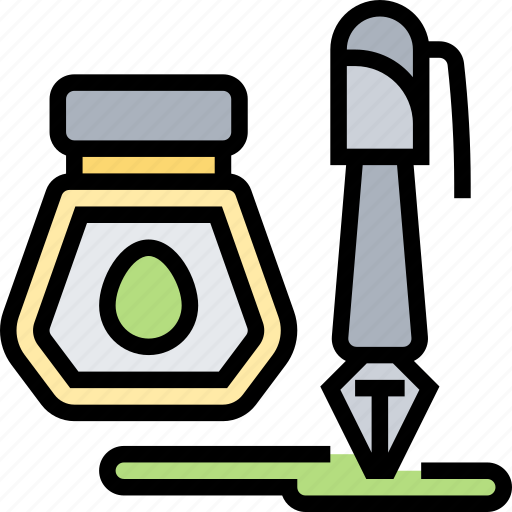 Ink, pen, writing, vintage, design icon - Download on Iconfinder