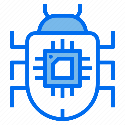 Bug, chip, processor, technology icon - Download on Iconfinder