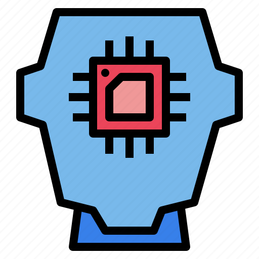 Artificial, brain, chip, intelligence, processor, robotics, technology icon - Download on Iconfinder