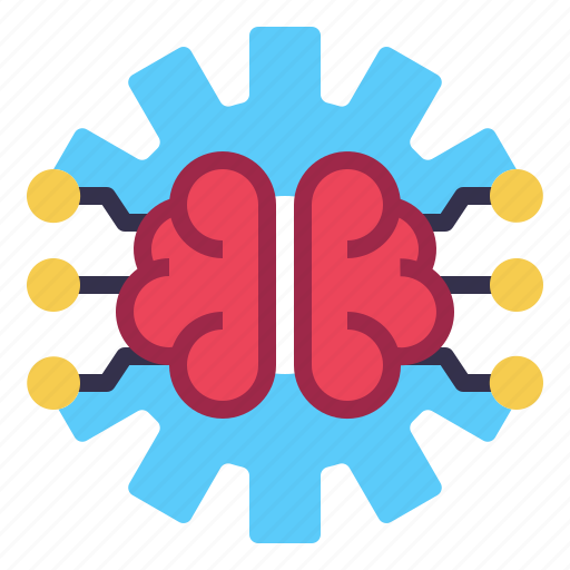 Brain, gear, intelligence icon - Download on Iconfinder
