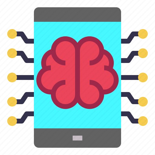 Brain, mobile, robotics icon - Download on Iconfinder