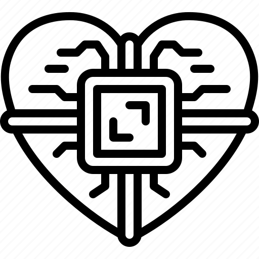 Heart, core, program, cpu, ai, robot, cybernetics icon - Download on Iconfinder