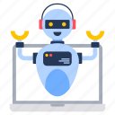 virtual robot, online robot, laptop robot, digital robot, robotic technology 