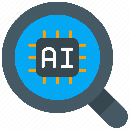 Analysis, ai, artificial, intelligence, chip, search icon - Download on Iconfinder