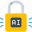 lock, padlock, ai, encrypt, protect, chip, protection 