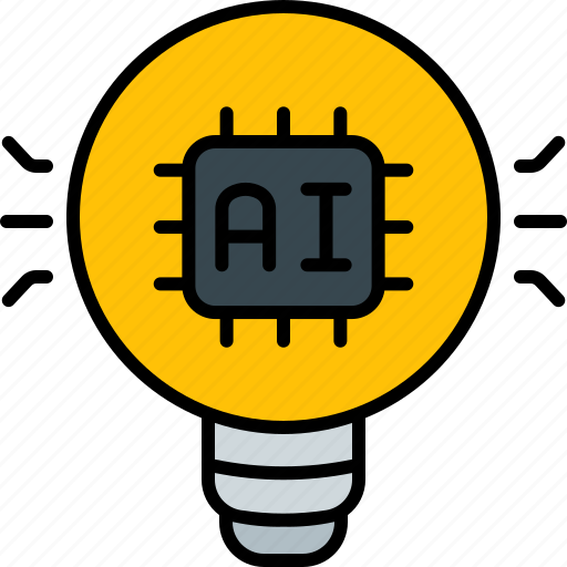 Idea, ai, artificial, intelligence, innovation, light, bulb icon - Download on Iconfinder