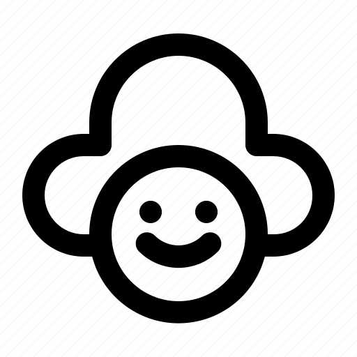Artificial, intelligence, cloud, emotion, deeling, emoji, storage icon - Download on Iconfinder