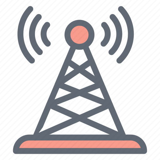 Radio, telecommunication, antenna, wave, mast, wireless icon - Download on Iconfinder