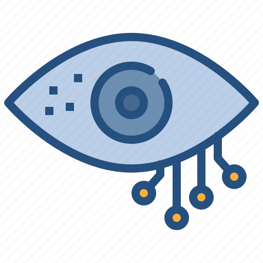Eye, look, technology, aiicon, chip icon - Download on Iconfinder