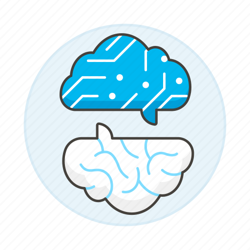 Ai, artificial, brain, chip, circuit, communicate, communication icon - Download on Iconfinder