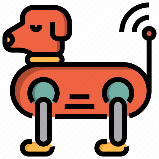 Artificial intelligence, computer, dog, invention, machine, robot, technology icon - Download on Iconfinder