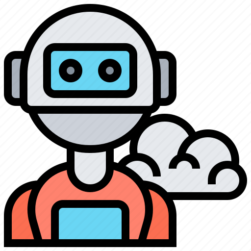 Artificial, cloud, futuristic, intelligence, robotics icon - Download on Iconfinder