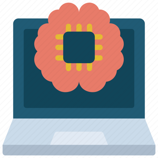 Ai, laptop, computer, brain, chip icon - Download on Iconfinder