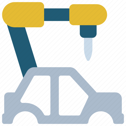 Car, manufacturing, arm, manufacturer, assembly icon - Download on Iconfinder