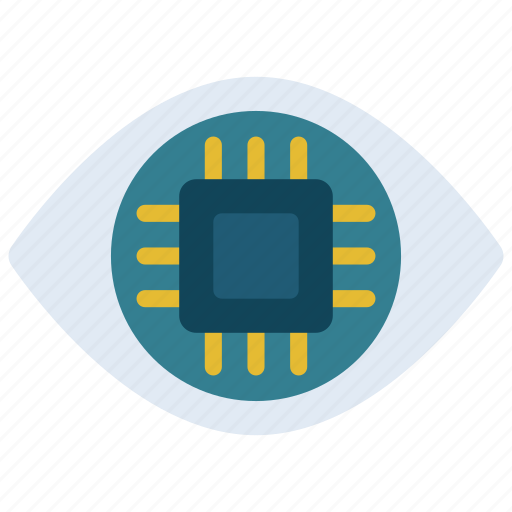Computer, chip, eye, vision, cpu icon - Download on Iconfinder