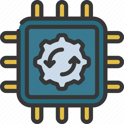 Automation, cpu, automated, computer, chip icon - Download on Iconfinder