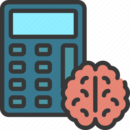 Brain, calculator, calculate, maths, mind icon - Download on Iconfinder