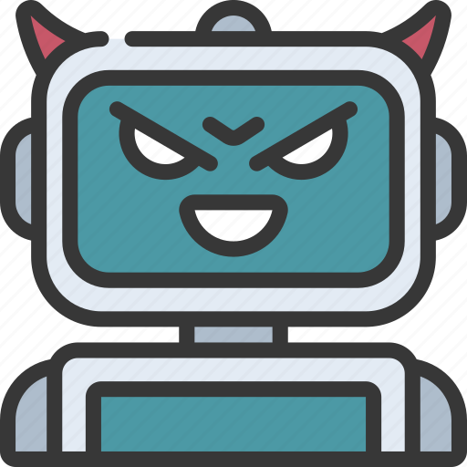 Evil, robot, devil, robotics, bot icon - Download on Iconfinder