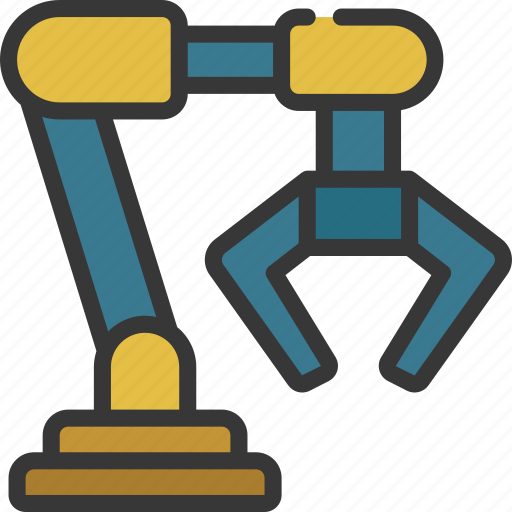 Production, line, robot, arm, robotics, automation icon - Download on Iconfinder
