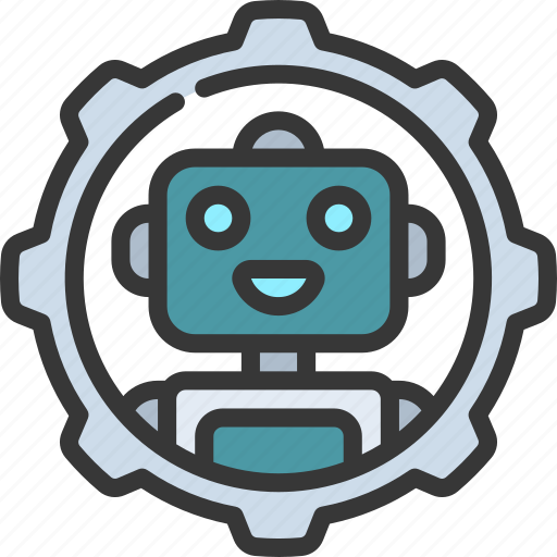 Robot, cog, settings, gear, robotics icon - Download on Iconfinder