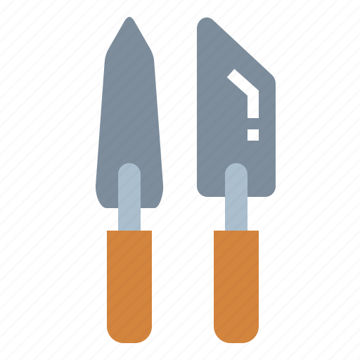 Color, construction, equipment, trowel icon - Download on Iconfinder