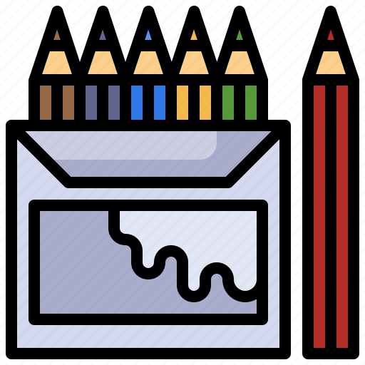 Art, colored, draw, pencil, pencils, school icon - Download on Iconfinder