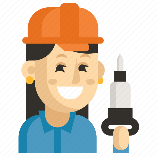 Asia, avatar, job, miner, profession, woman, work icon - Download on Iconfinder