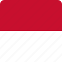asian, country, flag, flags, indonesia, nation, national