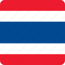 asian, country, flag, flags, nation, national, thailand