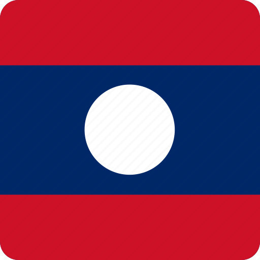 Asian, country, flag, flags, laos, nation, national icon - Download on Iconfinder