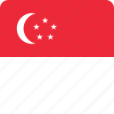 asian, country, flag, flags, nation, national, singapore
