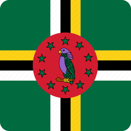 Country, dominica, flag, flags, nation, national, world icon - Download on Iconfinder