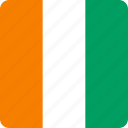 africa, country, cte, divoire, flag, flags, national