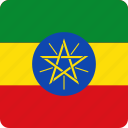 africa, country, ethiopia, flag, flags, nation, national