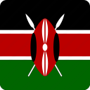 africa, country, flag, flags, kenya, nation, national