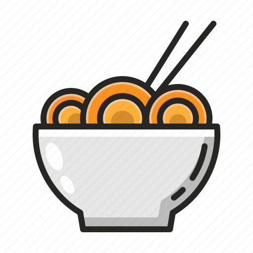 Bowl, food, noodles icon - Download on Iconfinder