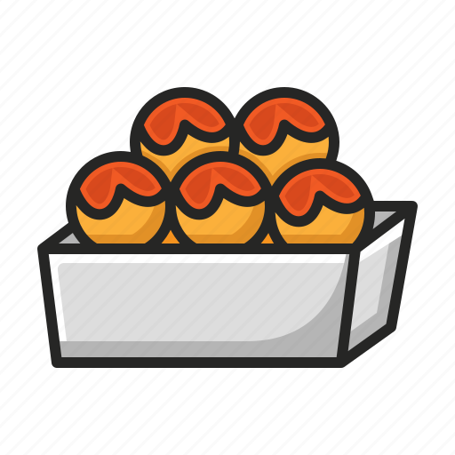 Food, meal, takoyaki icon - Download on Iconfinder