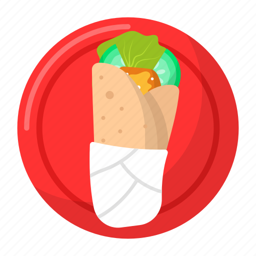 Asian, chicken shawarma, chicken roll, wrapped, turkish chalupa, chinese icon - Download on Iconfinder