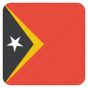 country, east, flag, national, timor